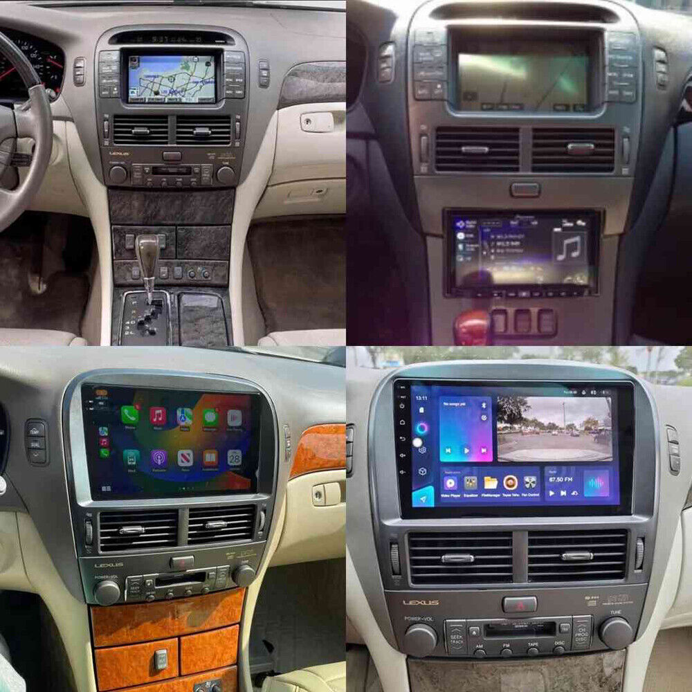 Android 13 For Lexus LS430 2001-2006 Car Stereo GPS Wifi Radio Player CarPlay BT