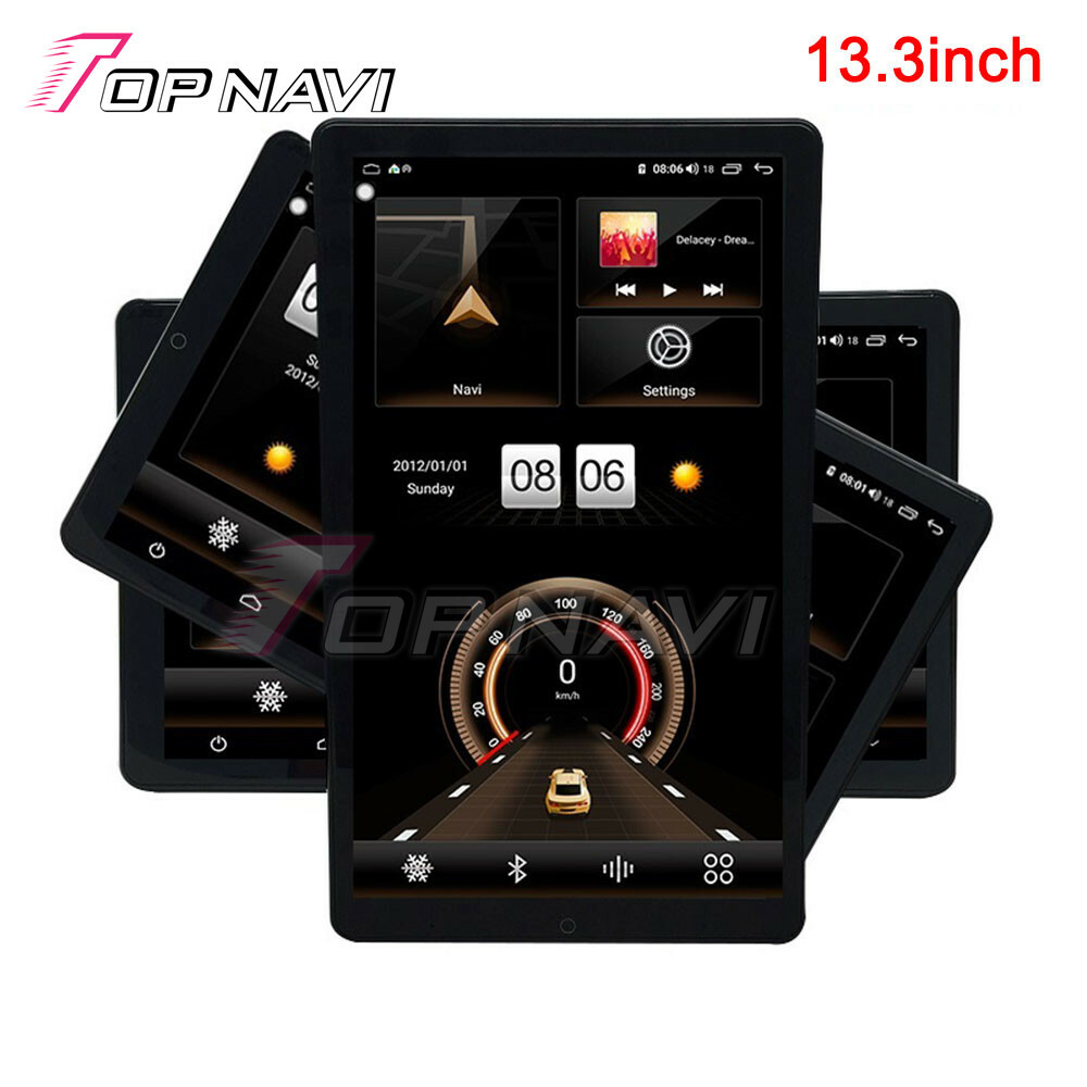 4+64G Double Din Car Stereo Radio Player Android GPS Touch Screen Navigation BT