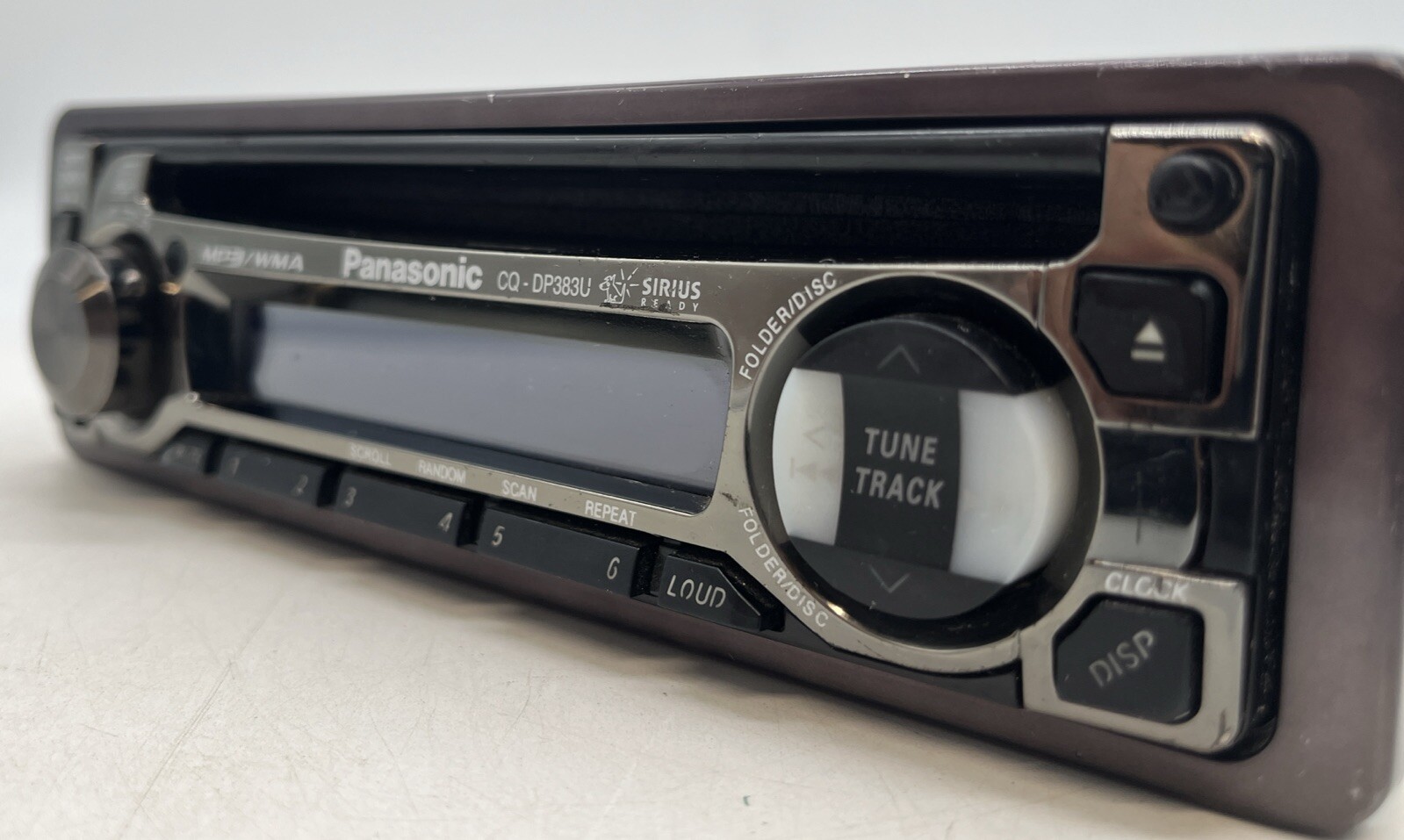 Panasonic CQ-DP383U Car Stereo CD Player 50Wx4, MP3/WMA Sirius Ready Untested