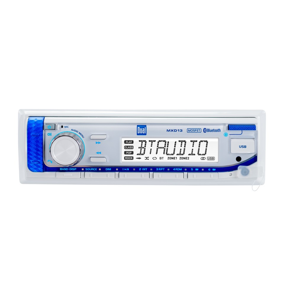 Dual MXD13 Digital Audio Marine Receiver (White)