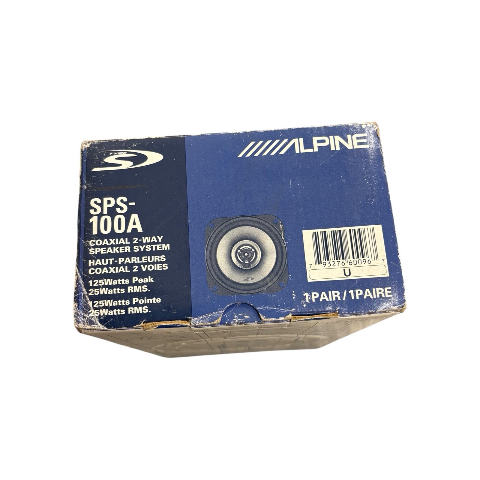 Alpine Car Stereo SPS-100A Coaxial 2-Way Speaker System