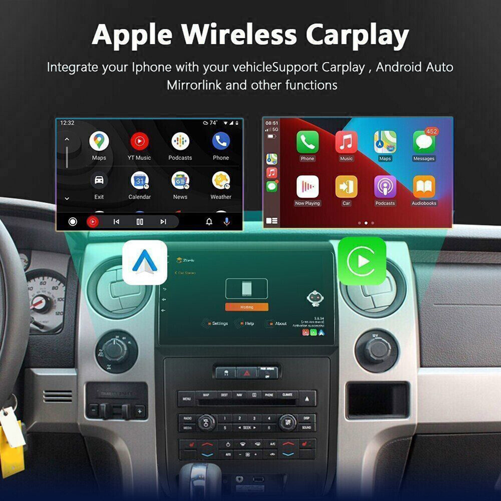 For Ford F150 2009-14 Apple Carplay 9″ Car Stereo Radio GPS Navi w/ Camera