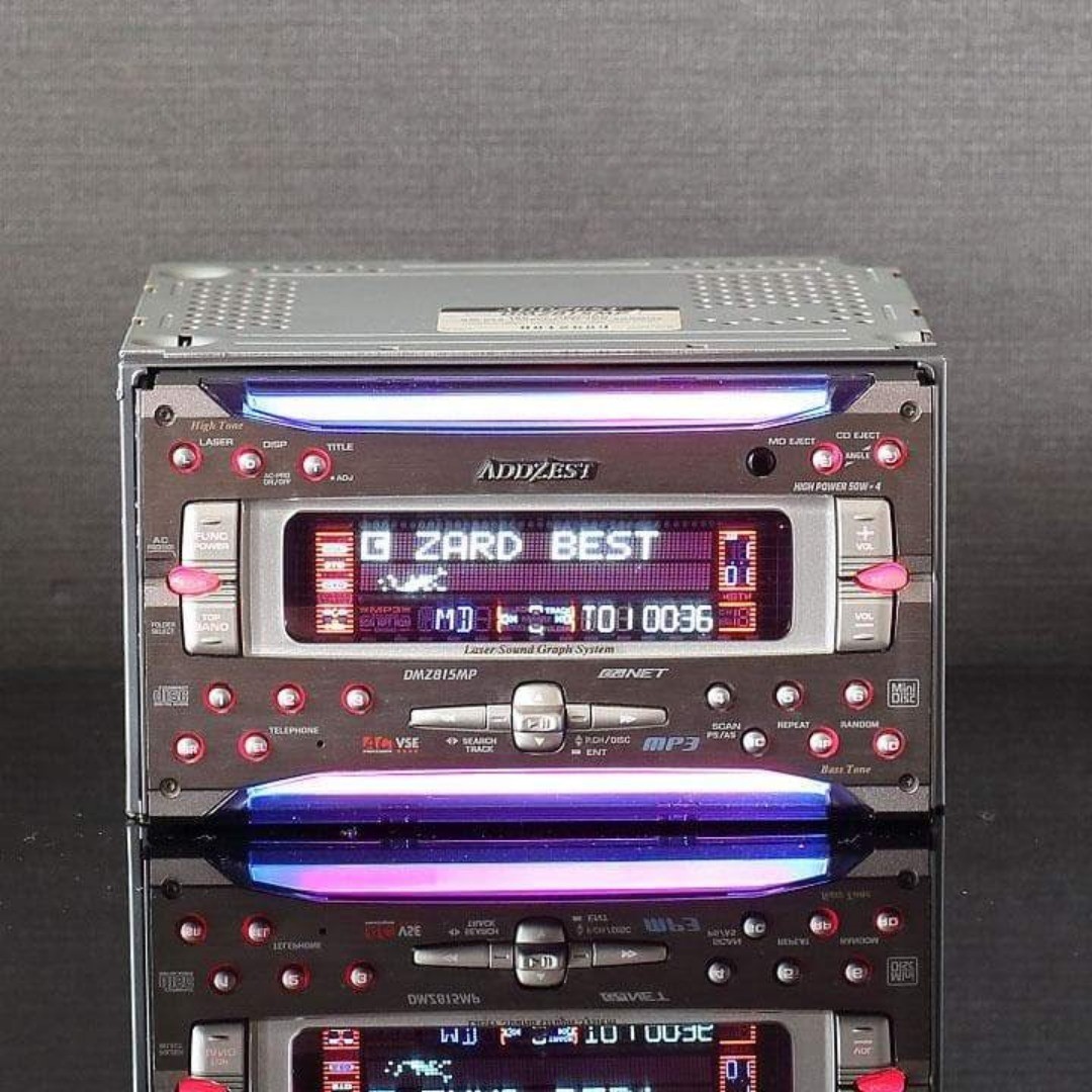 Clarion ADDZEST DMZ815MP 2DIN CD MD Car Audio Player Tuner 24bitDAC Japan
