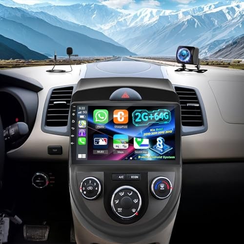 [2G+64G] Car Radio for Kia Soul 2010 2011 2012 2013, 9 inch Android