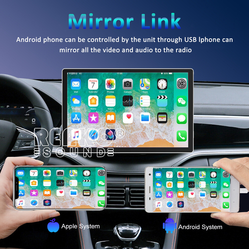 13.1”Android 8 CORE 6+128GB Car stereo Headunit DSP Carplay 2K QLED GPS FM 2DIN