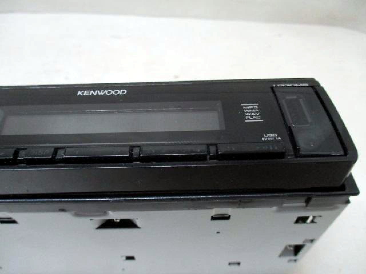 Kenwood U330MS Single DIN Car Stereo Receiver Tested Working USB AUX w/ Manual
