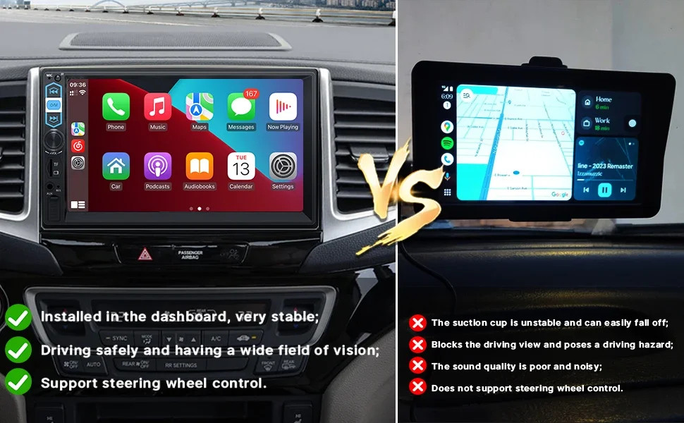 7″ Double 2 DIN Car MP5 Player Bluetooth Touch Screen Stereo Radio With Camera@