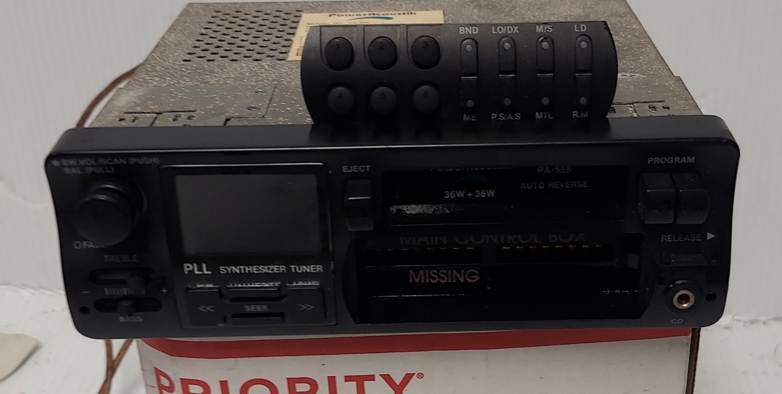 POWER ACOUSTIK – PA 555 CAR RADIO