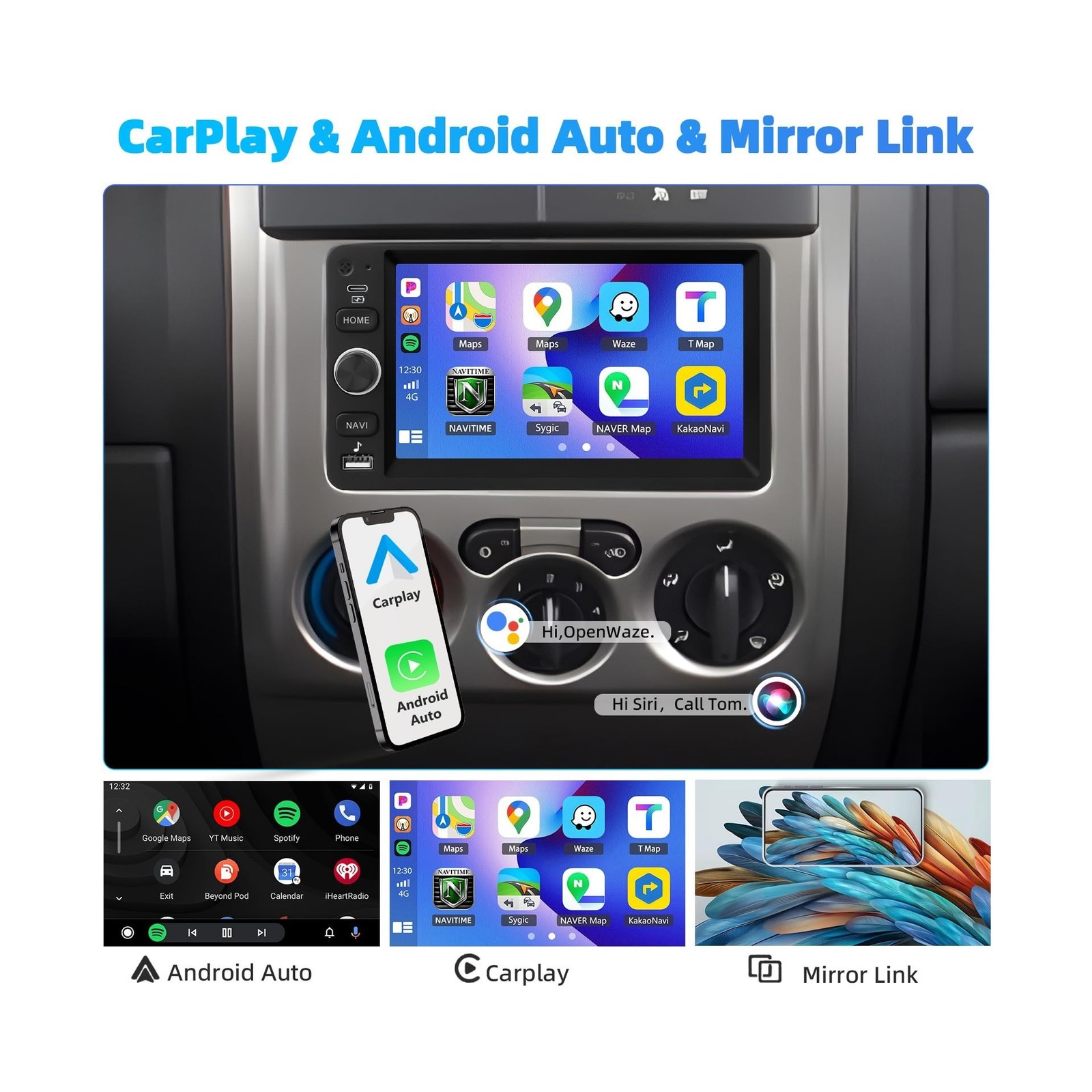 2G+64G Android Car Stereo Radio for Chevy Chevrolet Silverado SSR Tahoe 2003-…