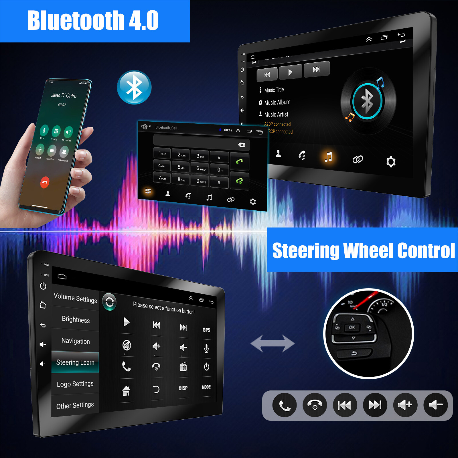9″ Carplay For 2014-2018 Dodge Ram 1500 2500 3500 Android12 Car Stereo GPS Radio