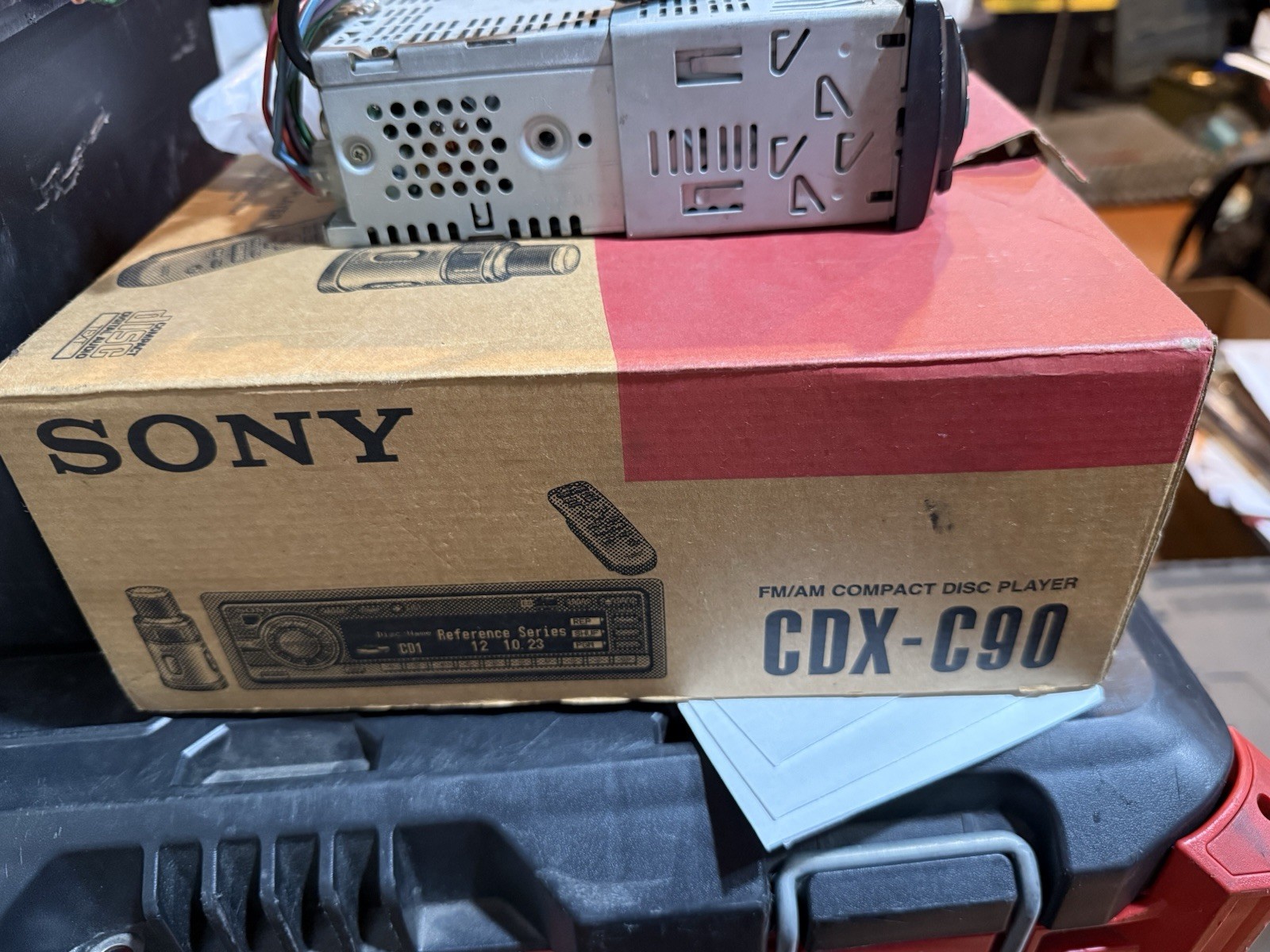 Sony CDX-C90 CD Tuner Excellent Condition Tested – Working Old School SQ Copper