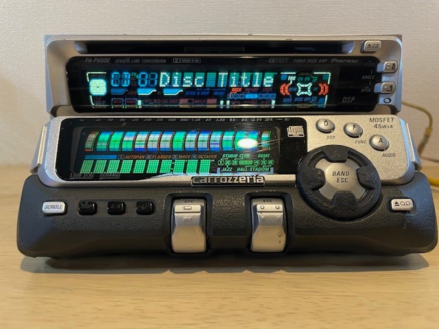 Pioneer Carrozzeria FH-P6000 2DIN Car Audio CD Cassette Player With Bluetooth