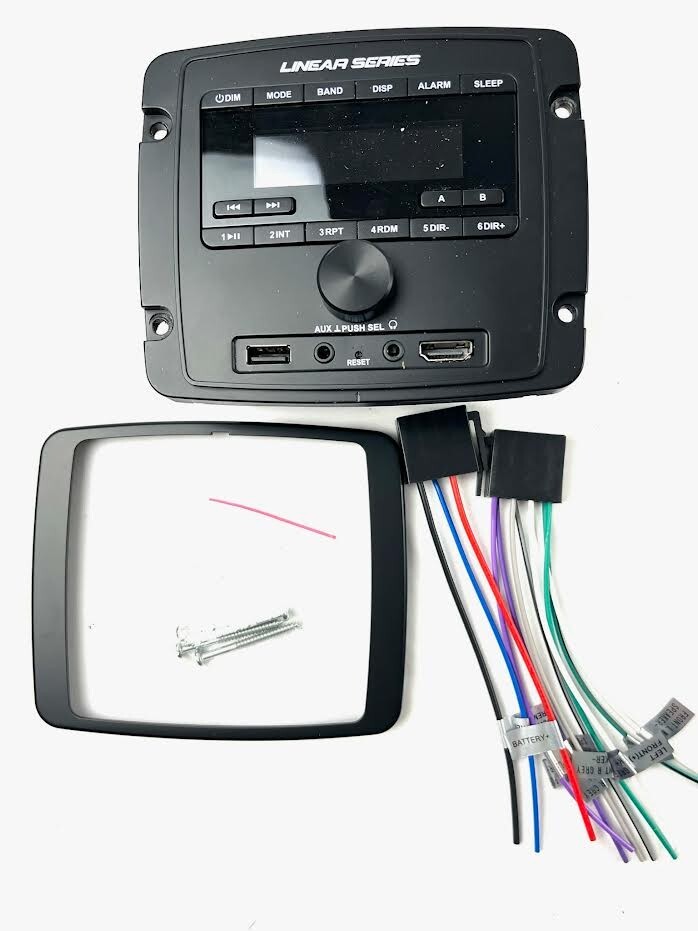 Linear Series RV3000 Wall mount AM/FM/Bluetooth/Multimedia Receiver Motorhome-RV