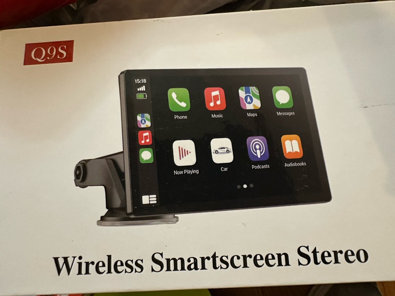 Q9S Wireless Smartscreen Stereo – CarPlay and Android Auto