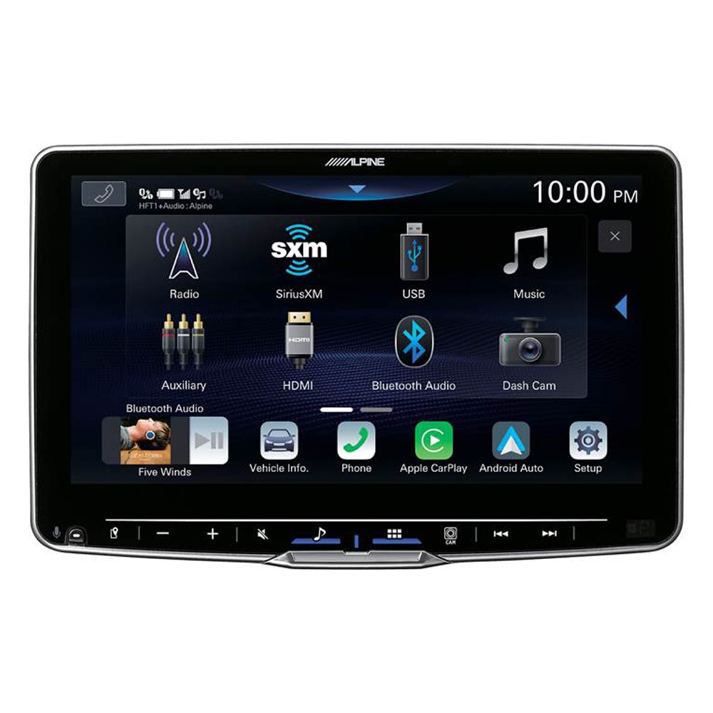 Open Box Alpine ILX-F509 9″ Digital Multimedia w/ Apple CarPlay & Android Auto