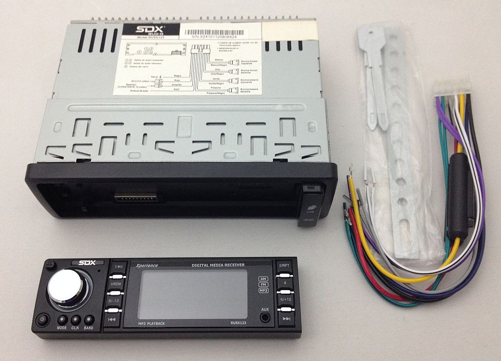 SDX Digital Music Player & Radio Receiver w USB slot and SD Card Slot RUSX-123