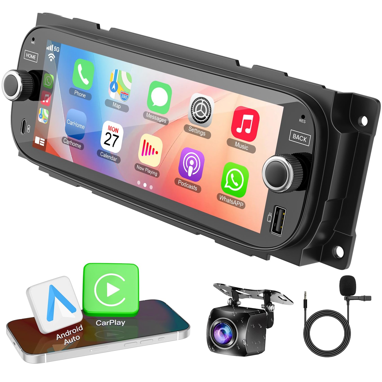 Inexaccessories 4+64G Car Radio Jeep Wrangler