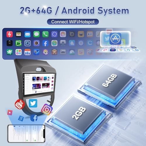 [2G+64G] Car Radio for Kia Soul 2010 2011 2012 2013, 9 inch Android