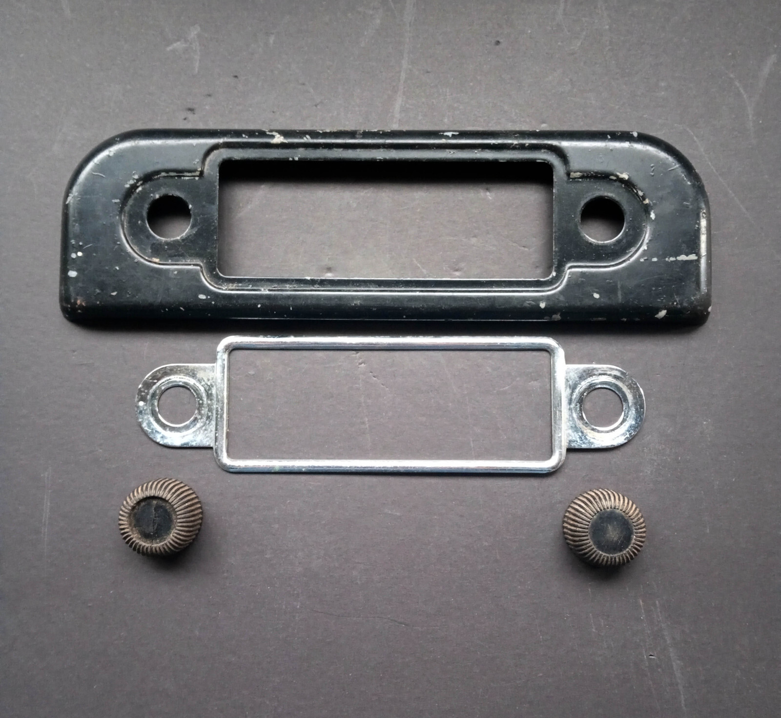 1950’s VAUXHALL ASTOR AIR CHIEF Car Radio Faceplate Bezel Knobs