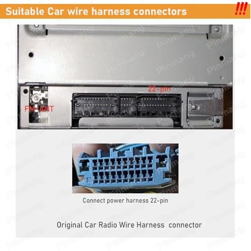 16pin Car Stereo Radio Power Retrofit Wiring Harness Adatper fits for Jeep