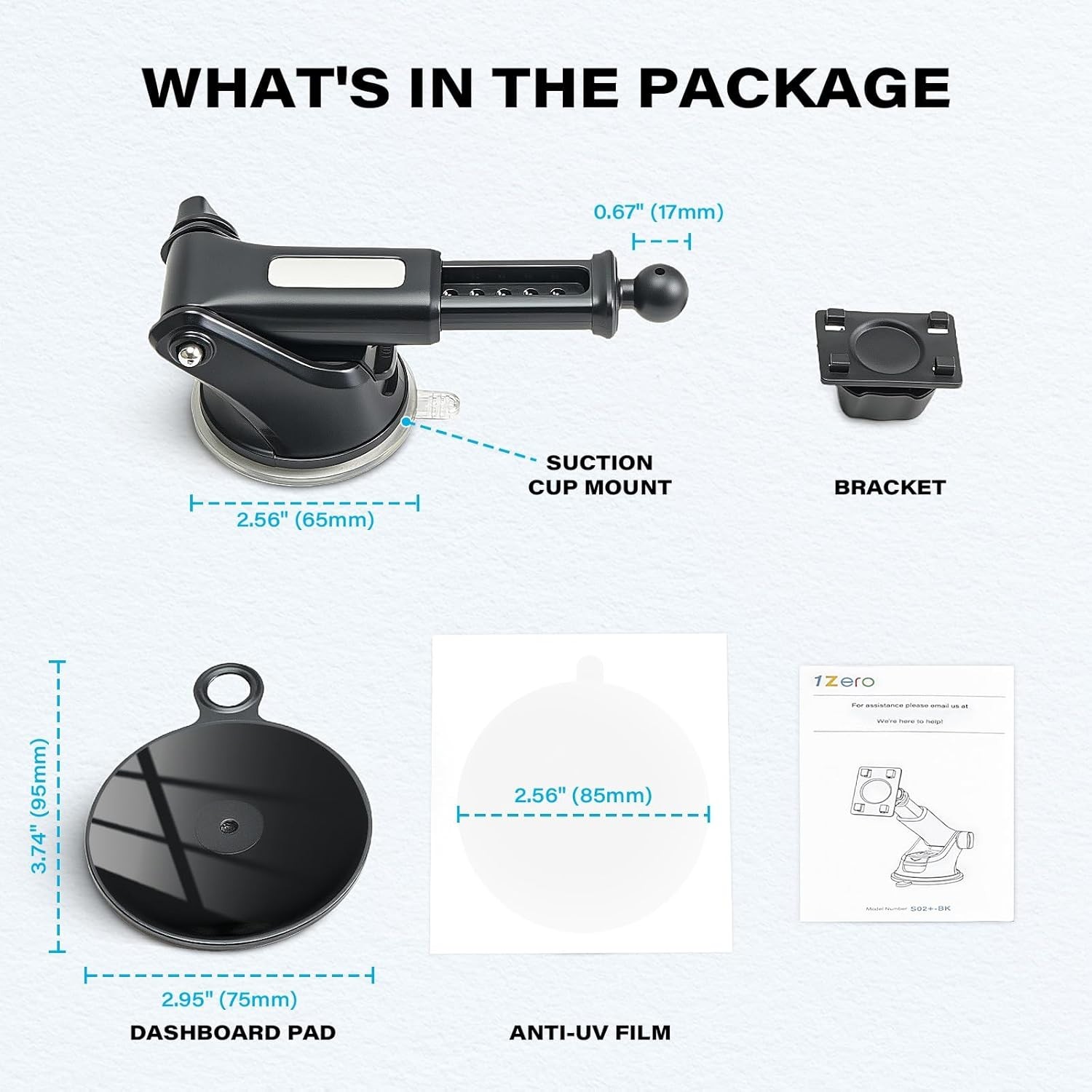 Dynamic Dashboard & Windshield Car Mount for CarPlay Screens – Easy One-Hand Use