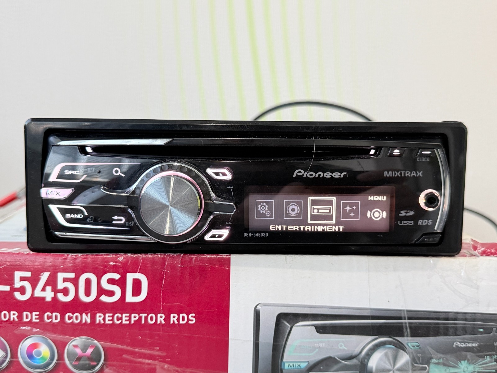 Pioneer DEH-5450SD Car Stereo Cd Player USB Sd AUX MP3 1DIN Radio
