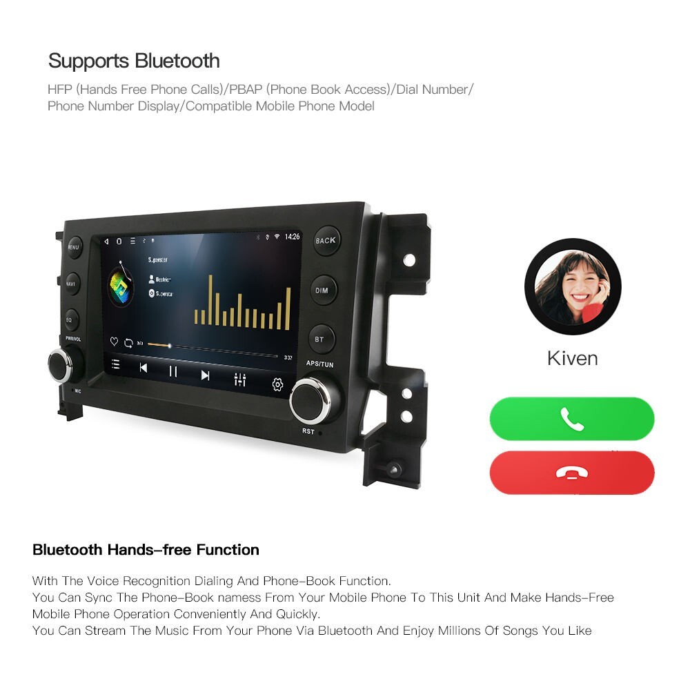 Car Multimedia Player For Suzuki Grand Vitara 2005-2015 Car Radio Stereo GPS
