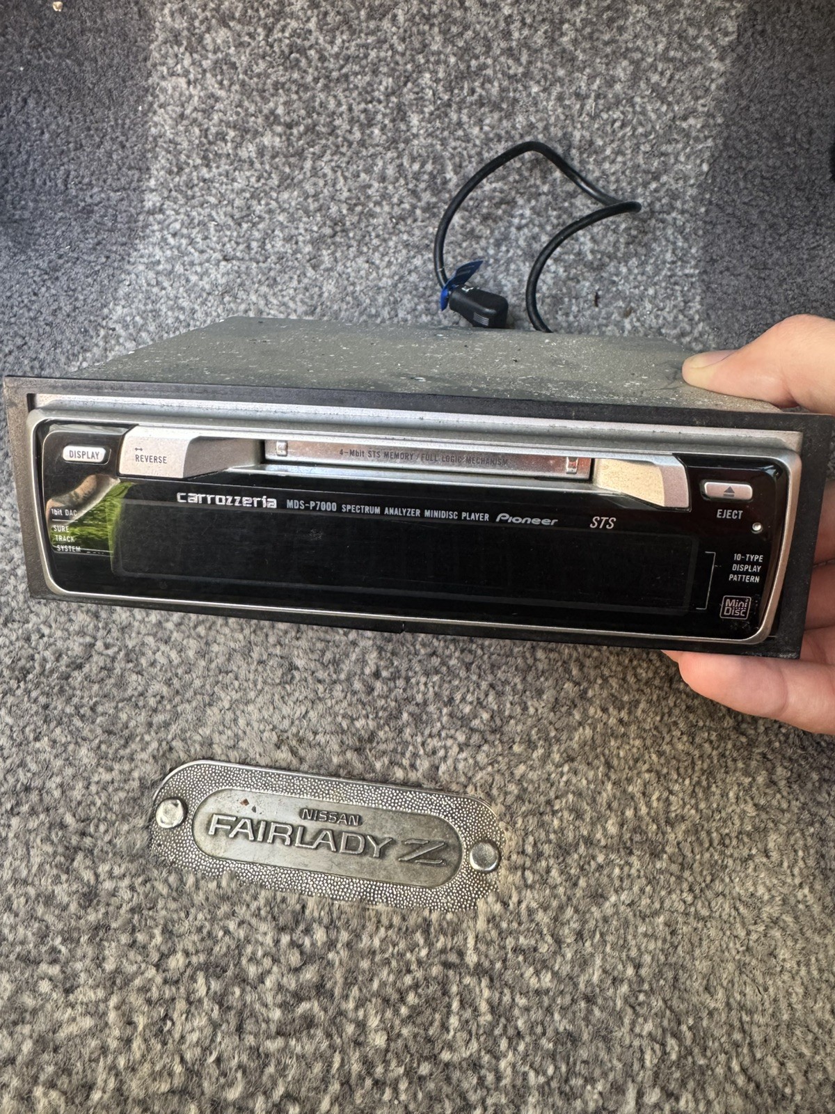 Carrozzeria Pioneer MDS-P7000 MiniDisc Player – Rare Vintage Car Audio (As-Is)