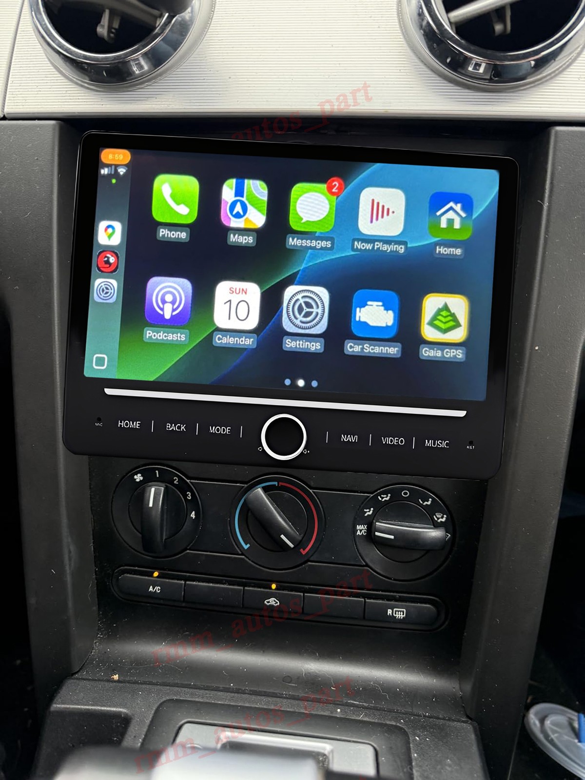For 2005-2009 Ford Mustang Carplay Car Radio Android 14 2+64G Navi GPS WIFI