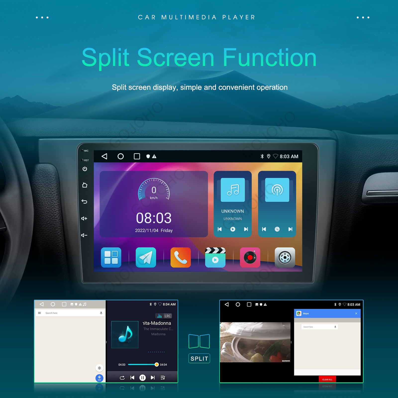 4+64GB Car Radio Stereo Carplay GPS For 2015-2019 Nissan Versa Sedan Android15