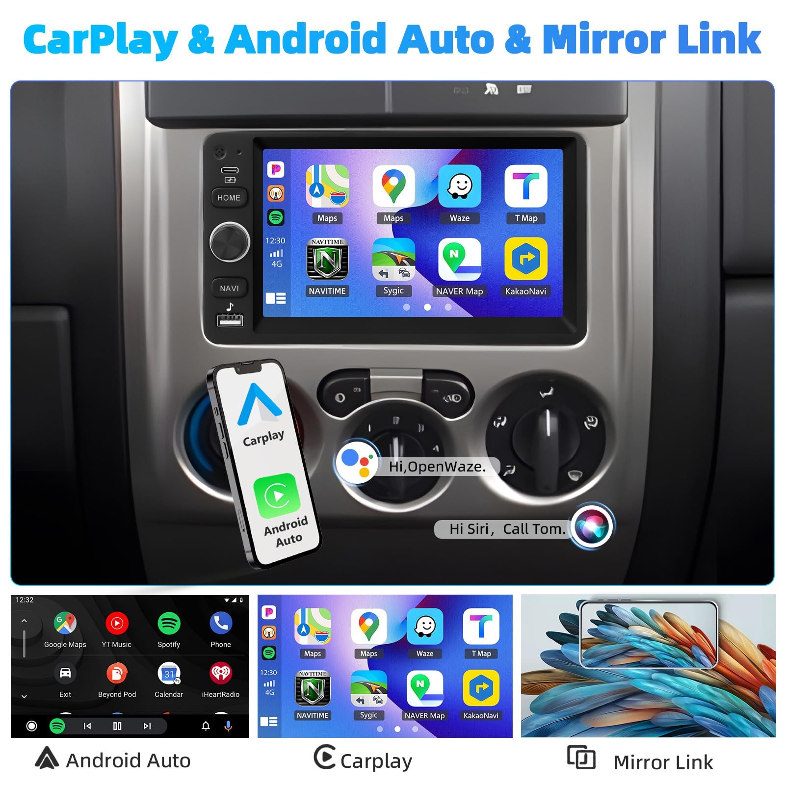 Unitopsci 4-Core64G Android Car Radio For Chevy Chevrolet Silverado Ssr Tahoe