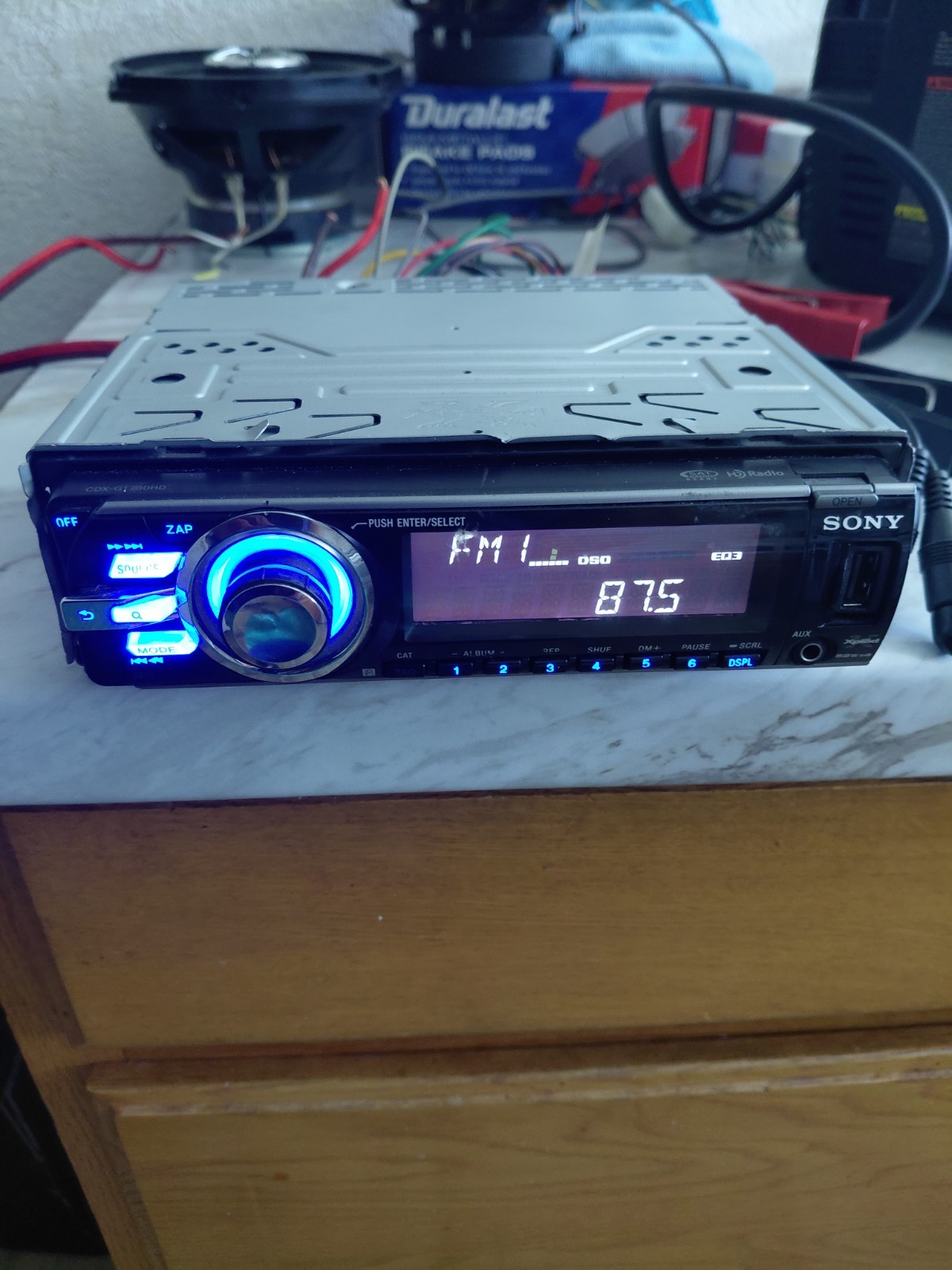 Sony Xplod CDX-GT700HD CD/USB/MP3/HD Player Receiver Tested Working