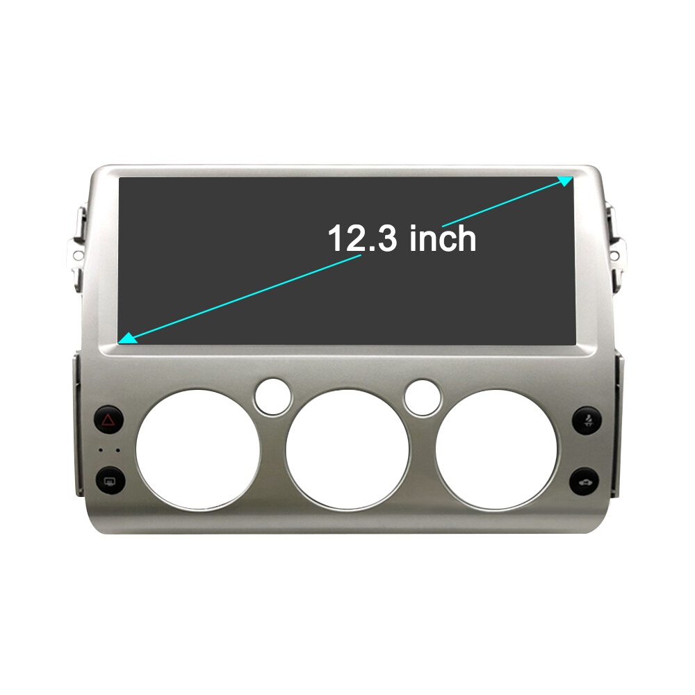 12.3Inch Car Stereo Radio For Toyota FJ Land Cruiser 2006-2022 GPS Carplay Navi