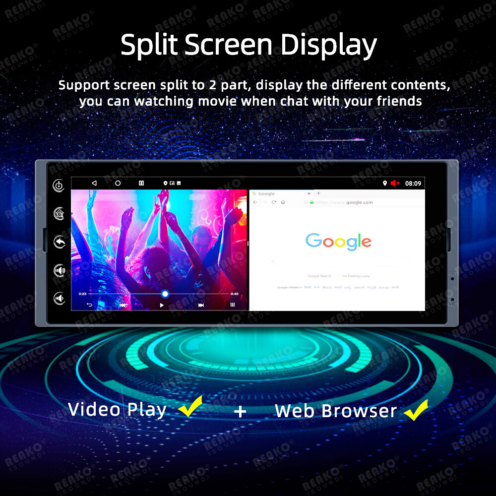 Andriod 12.0 1Din GPS CarPlay Wifi 2+32G Car Radio Stereo Touch Screen Bluetooth