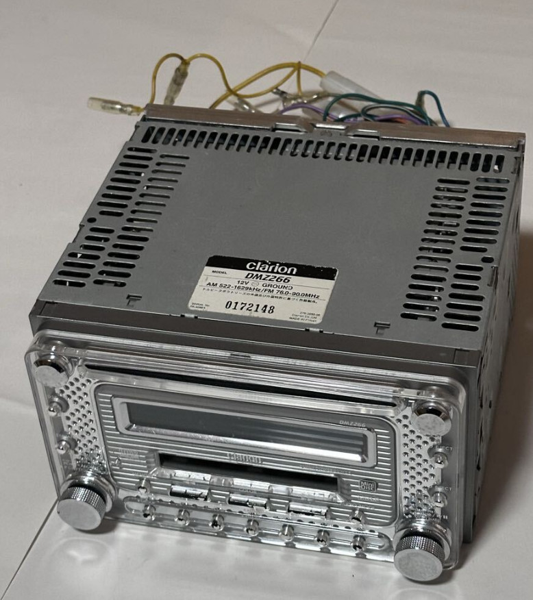 Clarion DMZ266 2DIN CD MD Receiver Car Audio Stereo Tested Working Japan