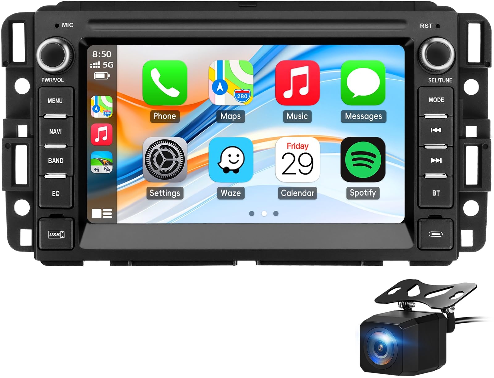 Car Stereo for Chevy Silverado 2007-2013 with Android 15 & Wireless CarPlay