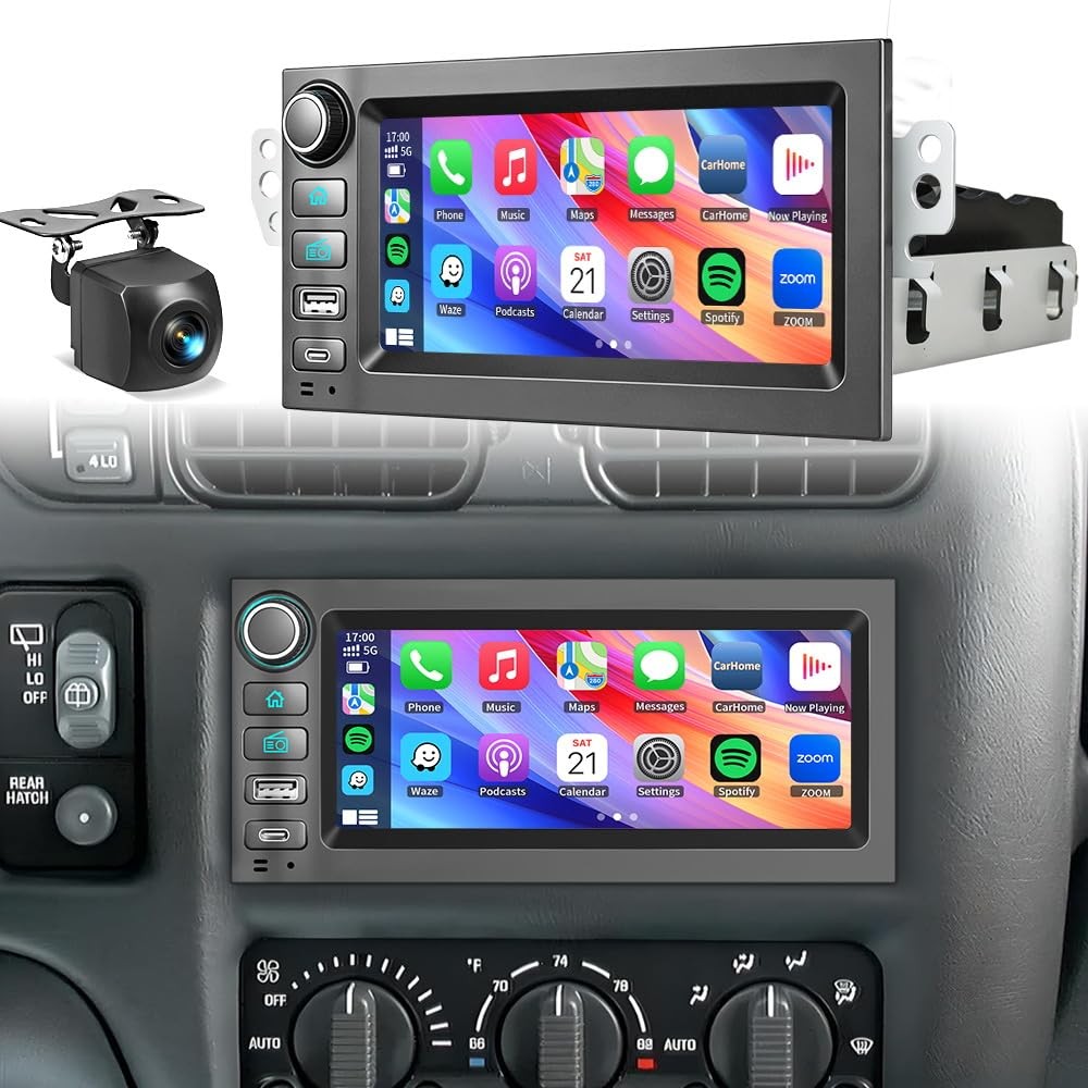 Plug & Play Car Radio for Chevy Camaro S10 Blazer 6.9″ Touch Screen Bluetooth