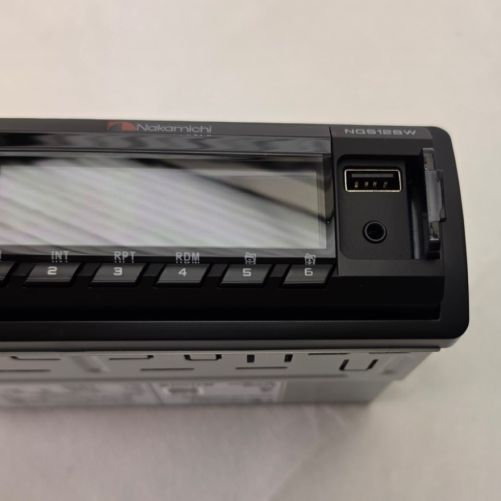 Nakamichi NQ512BW 1DIN Mechless Car Stereo Dual Bluetooth 5.1 App Control RV