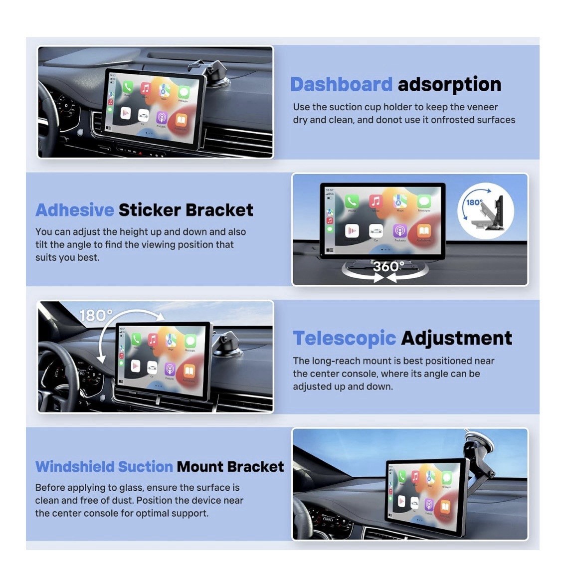 Hauxiy Wireless Smart Screen Stereo w/ Built In Bluetooth Model Q9S
