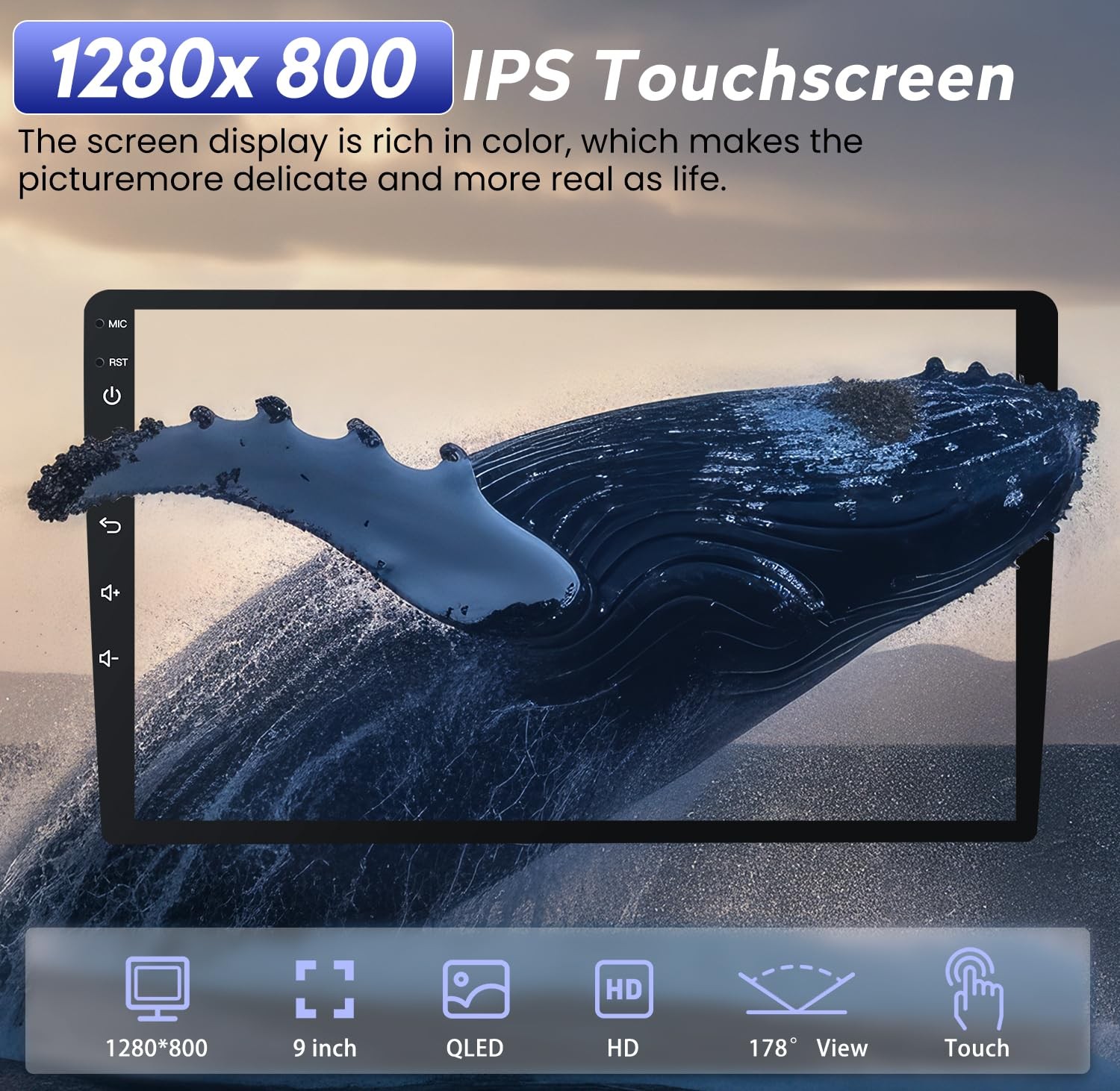 4+64G For Ford Escape 2013-19 Android AUTO Car Radio Stereo Carplay Nav 1280*800
