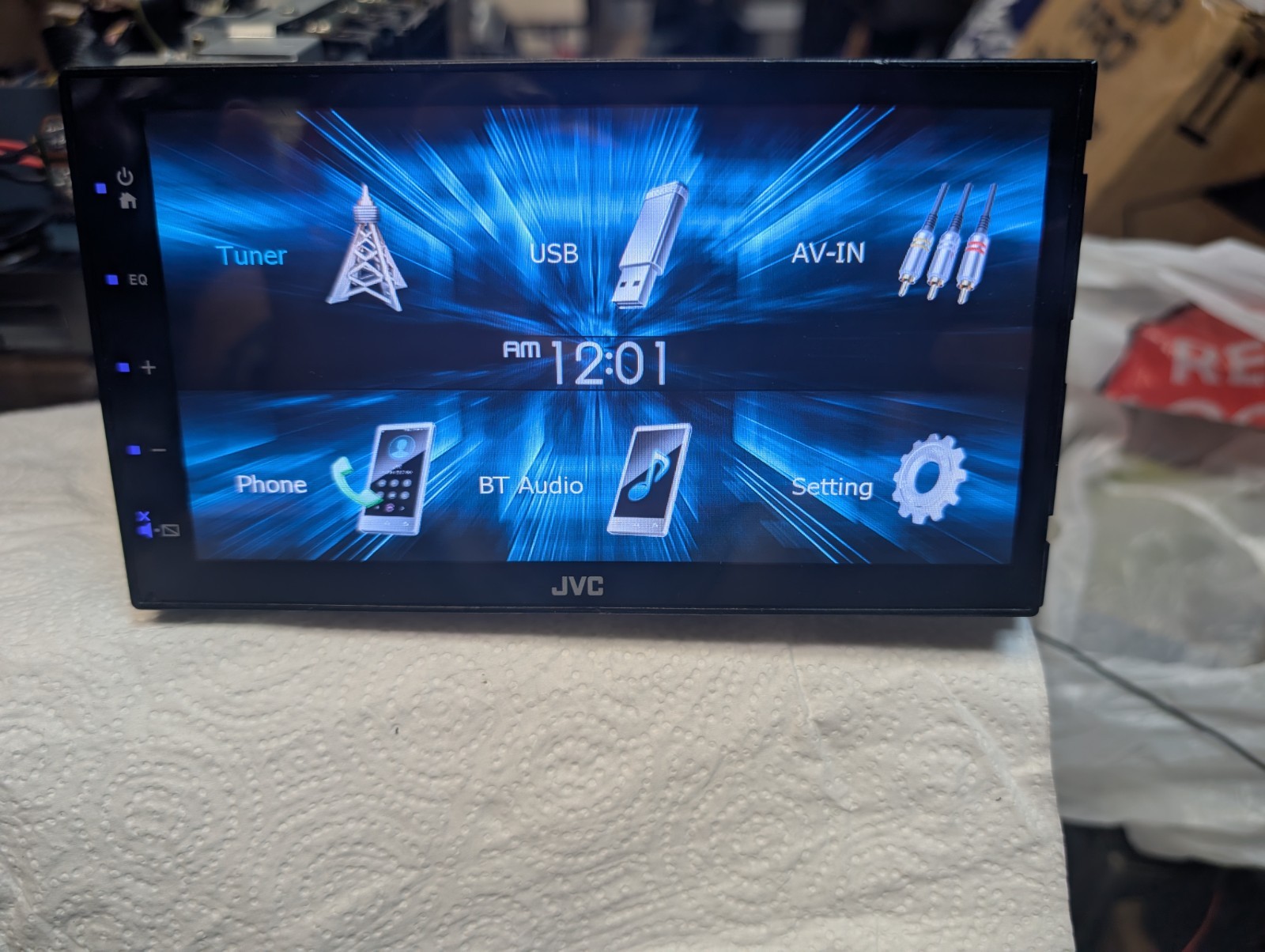 JVC KW-M150BT 6.8″ Touchscreen Shallow Digital Media Receiver w/Bluetooth