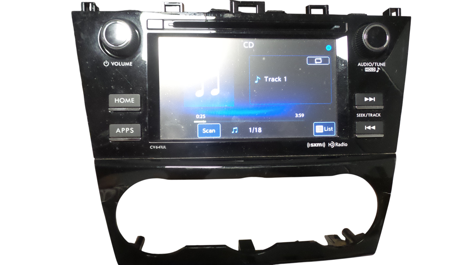 2016 Subaru CD Player Satellite Radio Audio Media Display Receiver 86201VA640