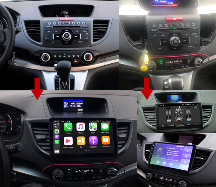 For 2012-2016 Honda CRV Apple Carplay Android 12 Car Stereo Radio GPS NAVI