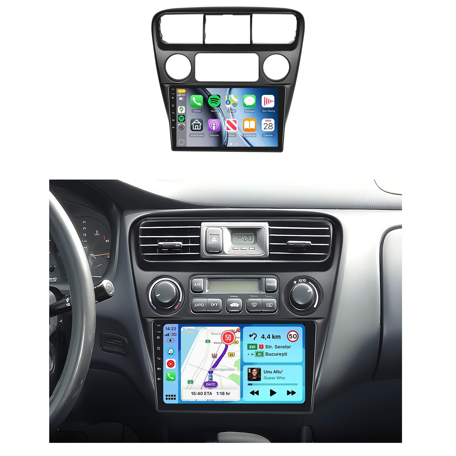 For Honda Accord 6th 1998-2002 Android CarPlay Car Stereo Radio GPS Navi 64G
