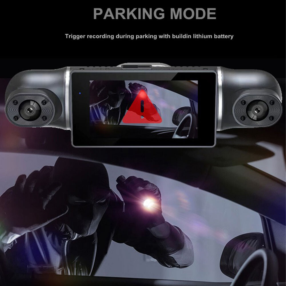 Dash Cam 4 Channel Driving Recorder Car DVR Front Left Right Rear Night Vision