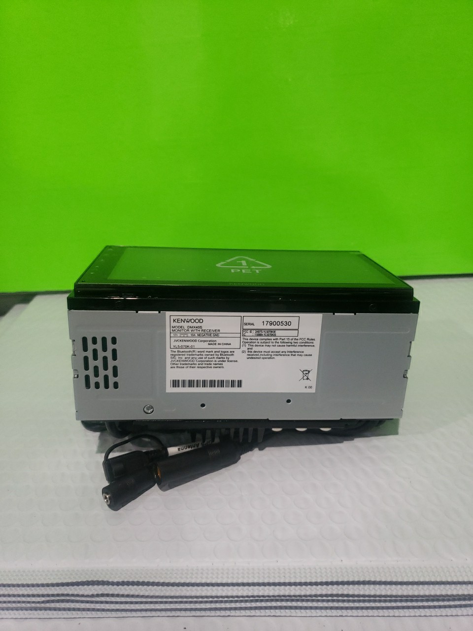 Kenwood DMX40S MultiMedia Receiver (No CD)Compatible With Apple CarPlay Open Box