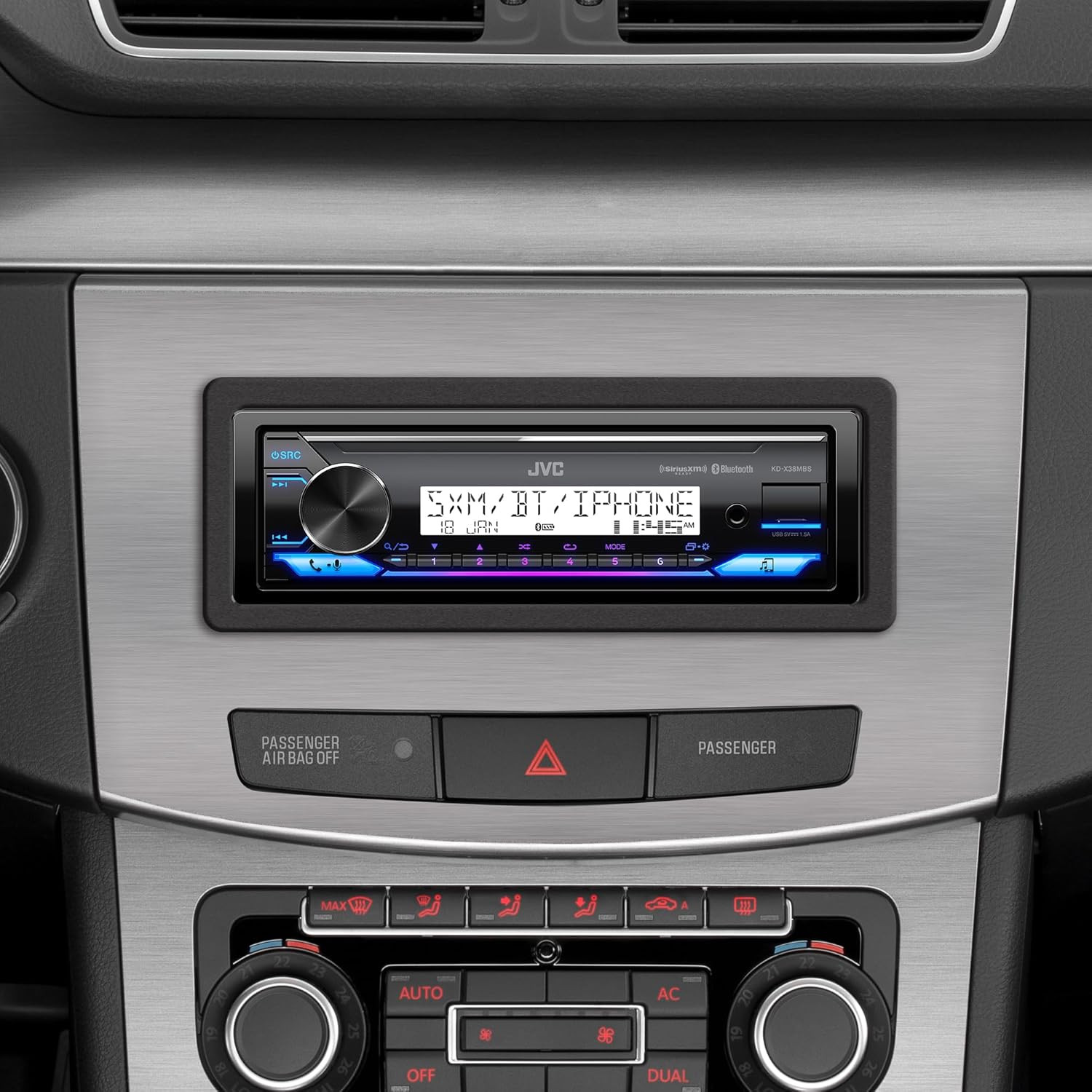 KD-X38MBS Car & Marine Digital Media Receiver with Bluetooth, USB, Siriusxm Read