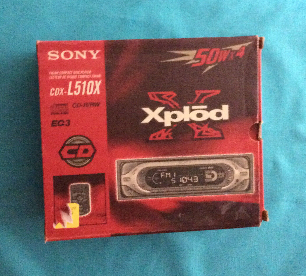 Sony Xplod CDX-L510X Fm/Am Compact Disc Player 50Wx4. Not Tested. Parts only