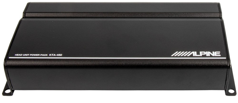 Alpine ILX-W770M Digital Multimedia Receiver + 4 Channel Car Amplifier