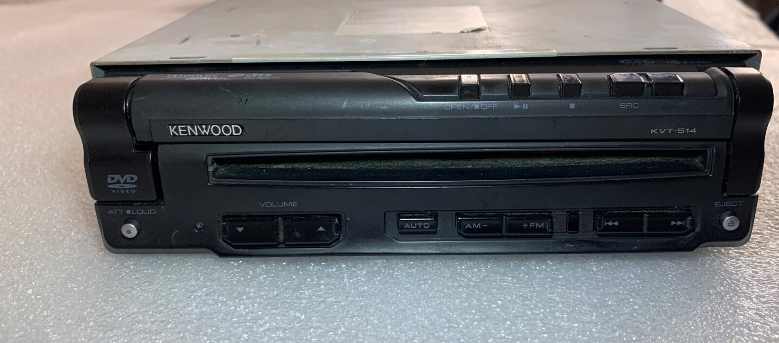 Kenwood KVT-514 7-Inch Wide In-Dash Monitor with USB/iPod /DVD -NOT COMPLETE SET